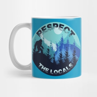 Respect the Locals Blue Mug